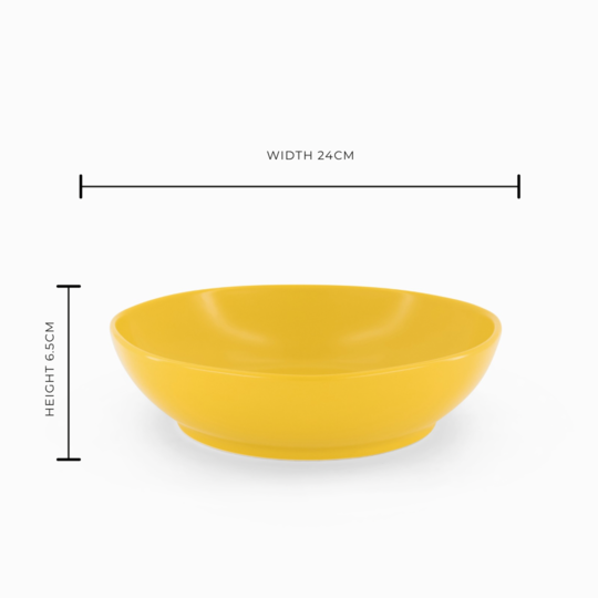 The Yellow Sunset Serveware