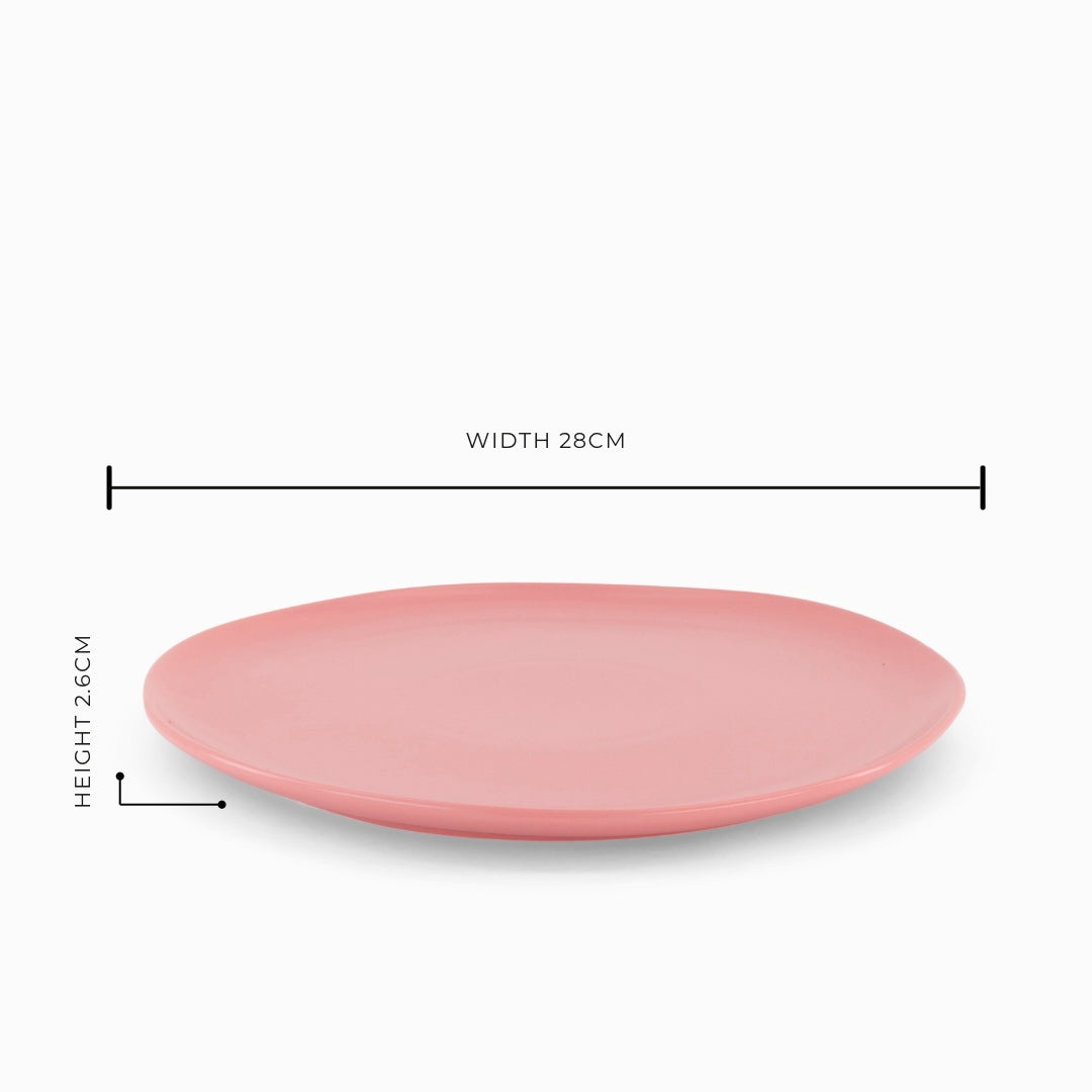 The Pink Sunset Dinner Plate - Set of 6