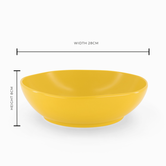 The Yellow Sunset Serveware
