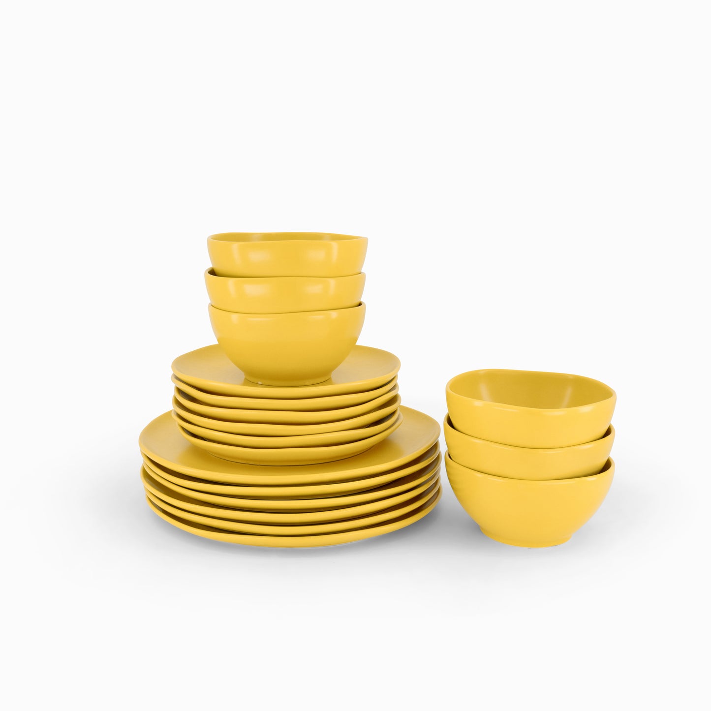 The Yellow Sunset Soup Bowl - Set of 6