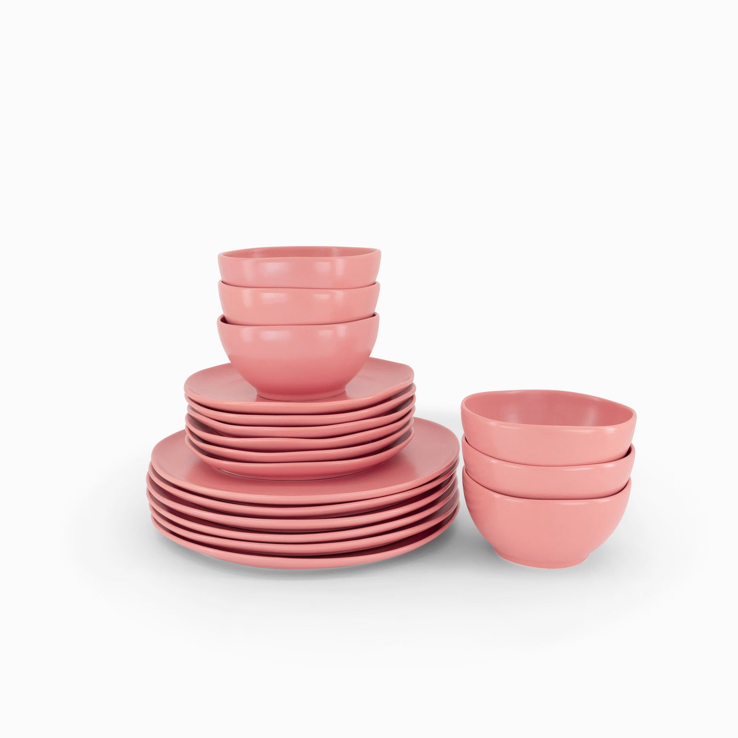 The Pink Sunset Salad Plate - Set of 6