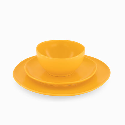 The Orange Sunset Salad Plate - Set of 6