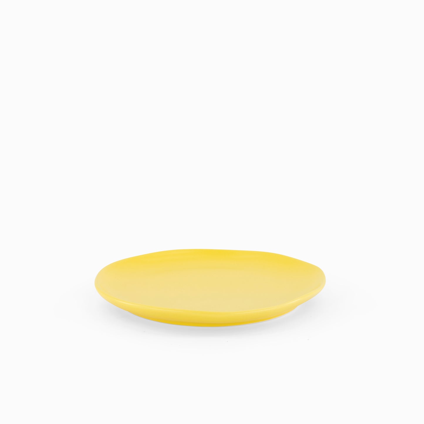 The Cloudy Yellow Sunset Salad Plate - Set of 6