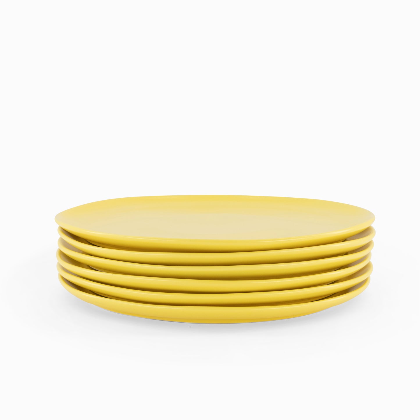 The Cloudy Yellow Sunset Dinner Plate - Set of 6