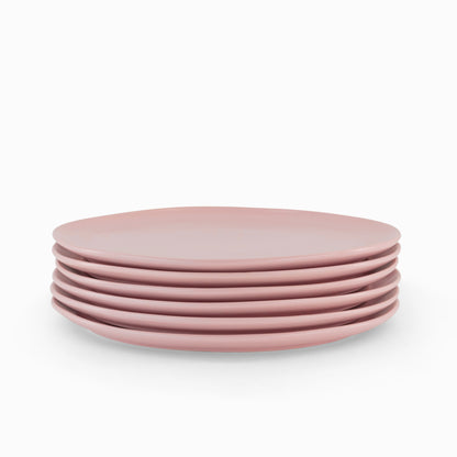 The Cloudy Pink Sunset Dinner Plate - Set of 6