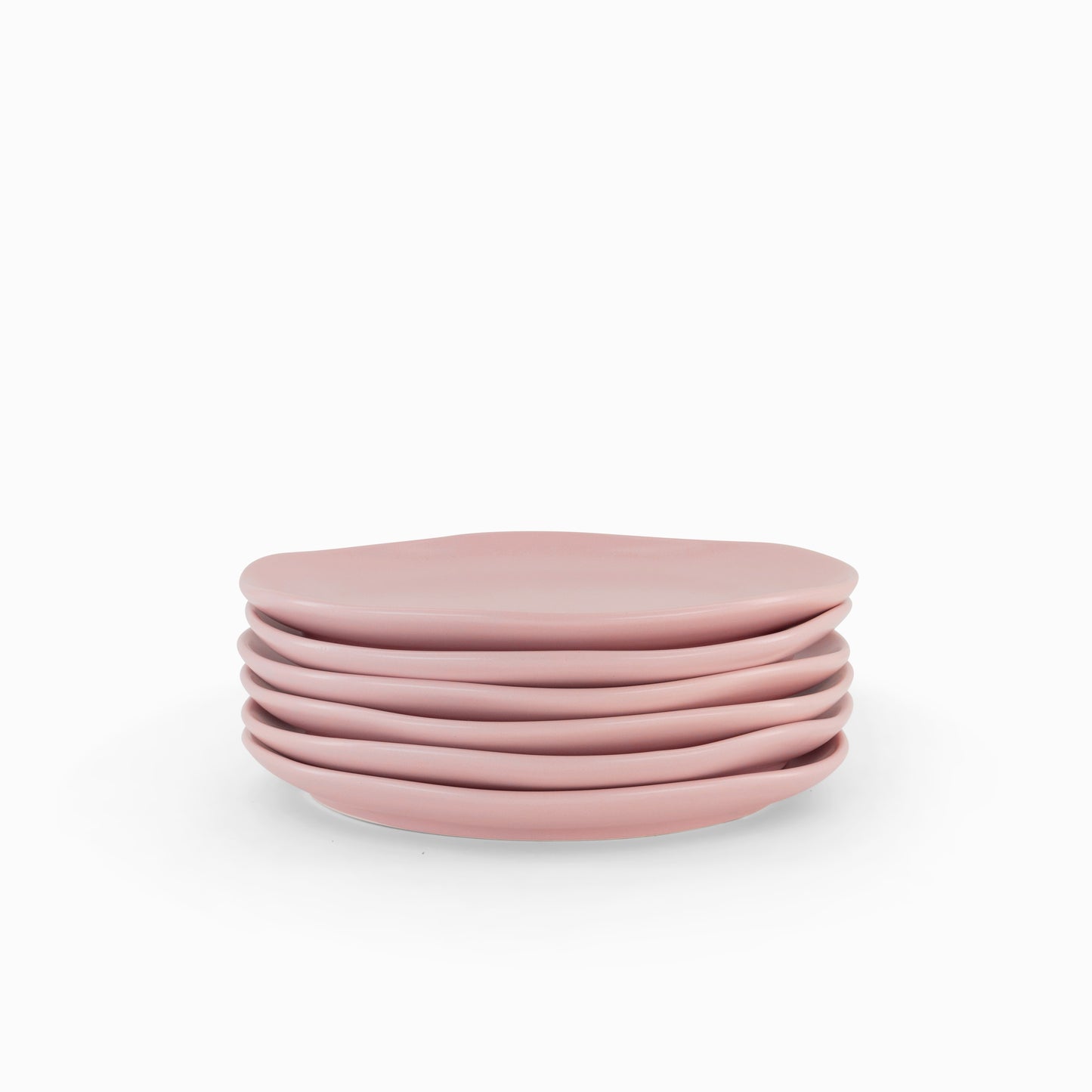 The Cloudy Pink Sunset Salad Plate - Set of 6