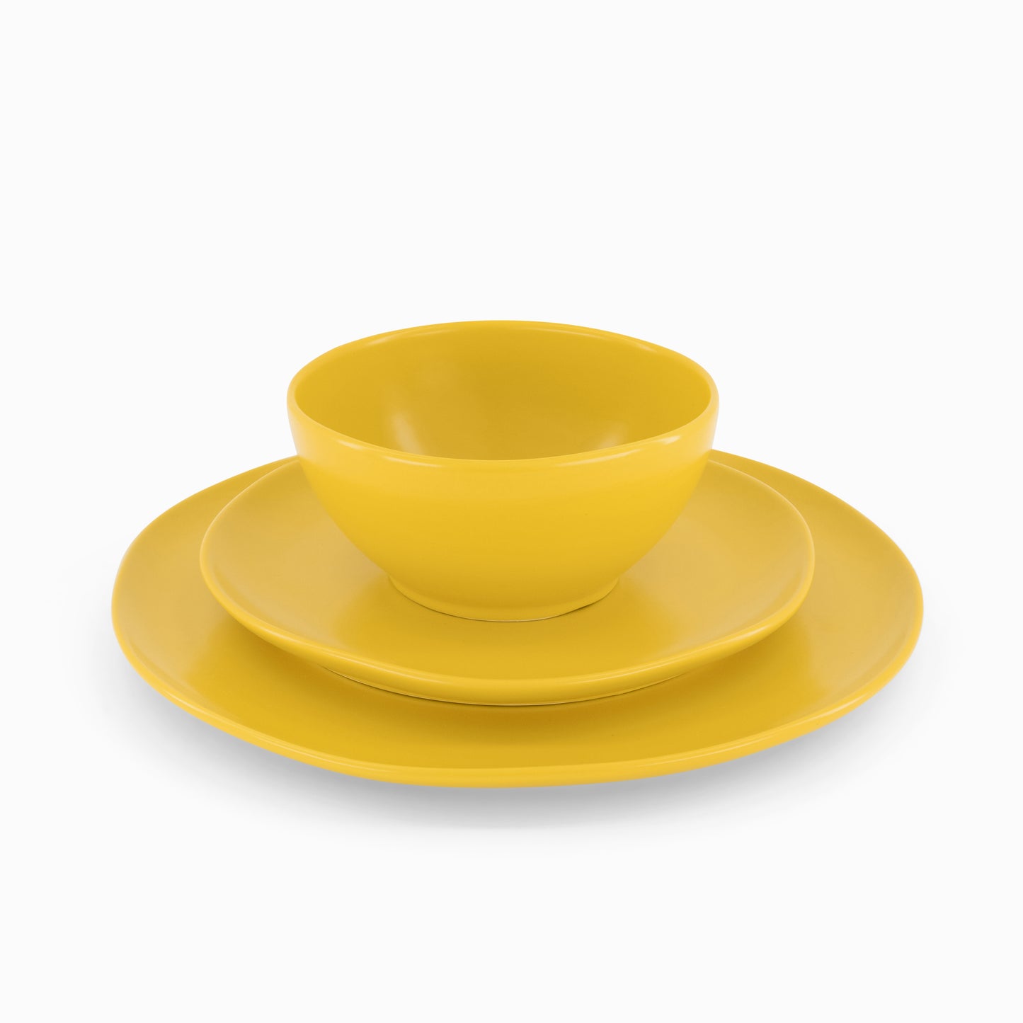 The Yellow Sunset Salad Plate - Set of 6