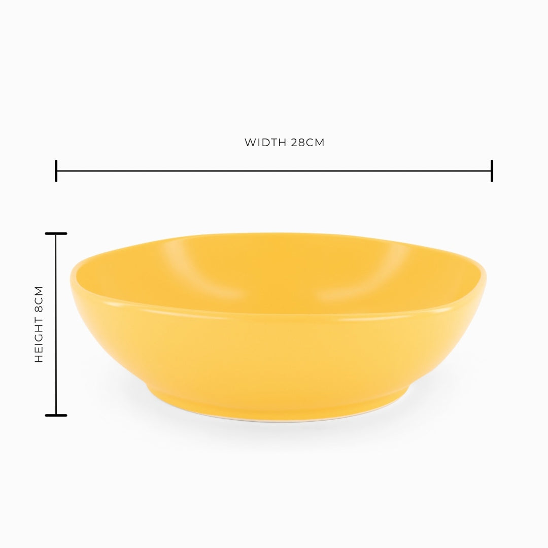 The Cloudy Orange Sunset Serve-ware