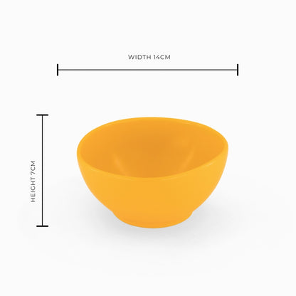 The Orange Sunset Soup Bowl - Set of 6