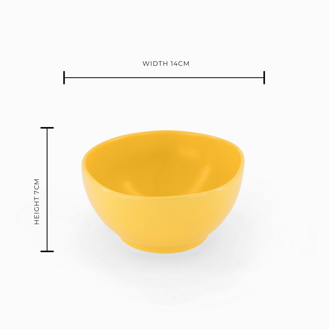 The Cloudy Orange Sunset Soup Bowl - Set of 6