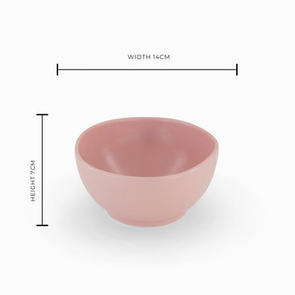 The Cloudy Pink Sunset Soup Bowl - Set of 6